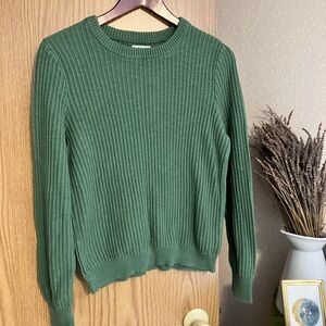 Frank & Oak classic ribbed Crewneck sweater - women’s sz M